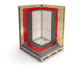 Система укладки керамогранита в ИЖС «Каркасный дом»