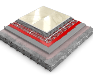 Система_укладки керамогранита на «Теплый пол»