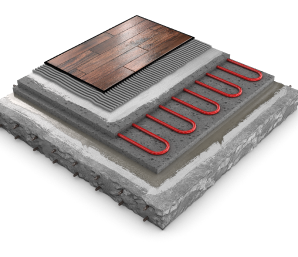 Система укладки керамогранита на Теплый пол (Водяной)