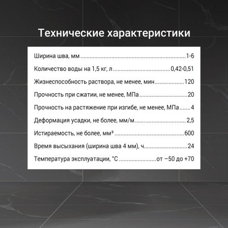 Затирка UNIS U-50 Затирка UNIS U-50